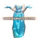 snowflake organza custom made children snow queen elsa princess dress cosplay costume for party KC-0006