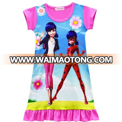 Halloween Costumes Anime Miraculous Girl Dress Miraculous Ladybug Cosplay Costume Pajamas  Dresses Kids